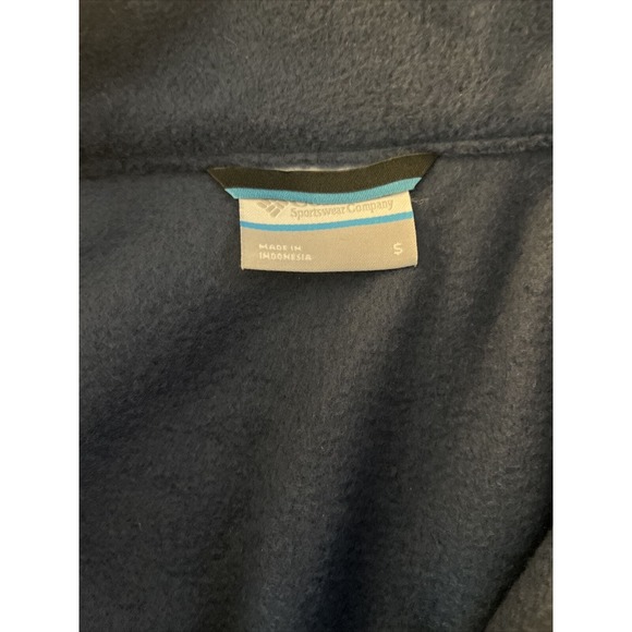 Columbia Mens Vest Gray Blue Size Small New With Tags Fleece - Picture 3 of 10
